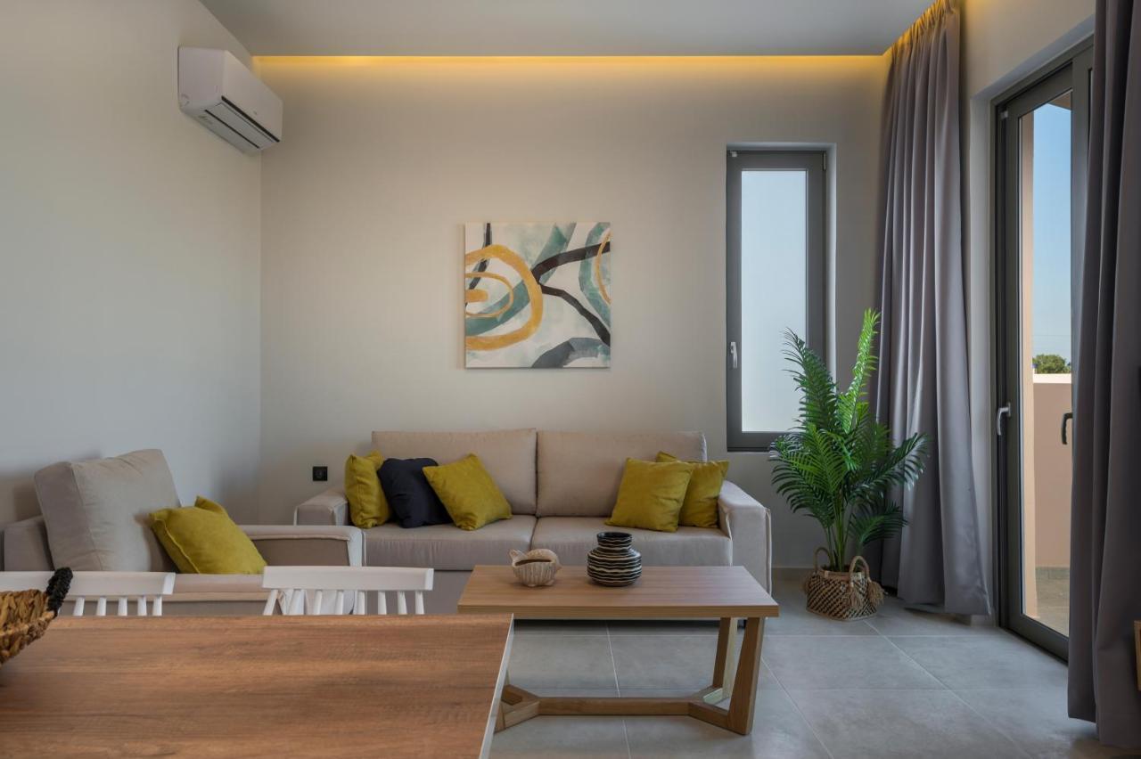 Aegean Breeze Luxury Apartments Next To The Sea Maleme Exterior foto