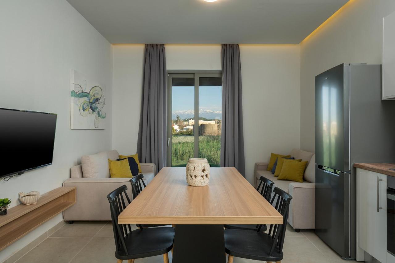 Aegean Breeze Luxury Apartments Next To The Sea Maleme Exterior foto