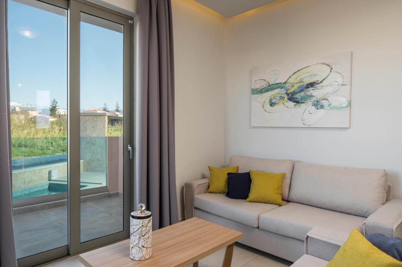 Aegean Breeze Luxury Apartments Next To The Sea Maleme Exterior foto