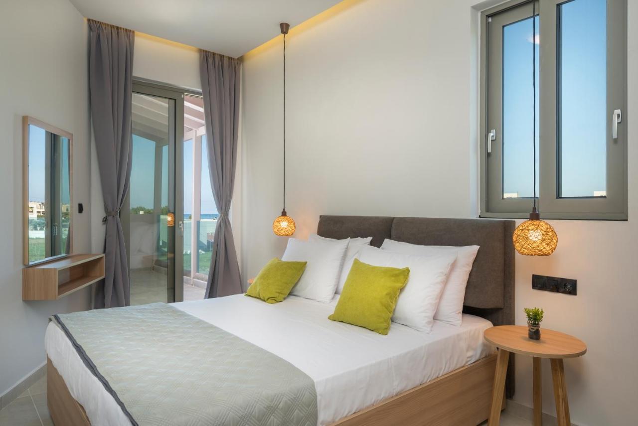 Aegean Breeze Luxury Apartments Next To The Sea Maleme Exterior foto