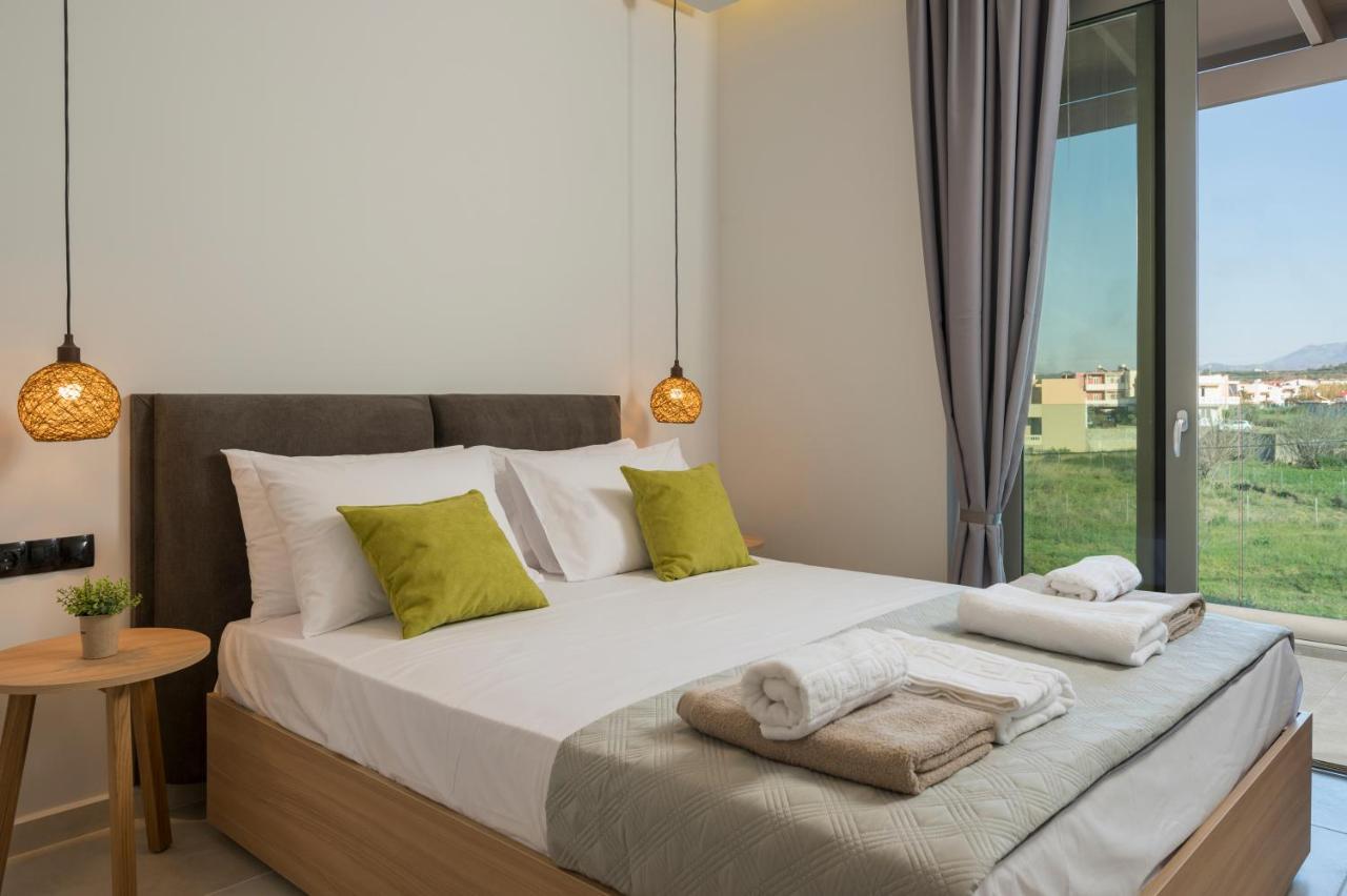 Aegean Breeze Luxury Apartments Next To The Sea Maleme Exterior foto