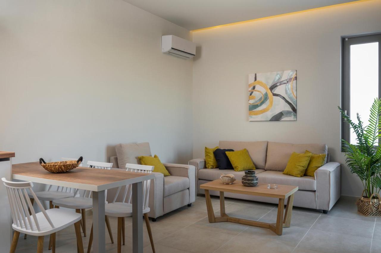 Aegean Breeze Luxury Apartments Next To The Sea Maleme Exterior foto