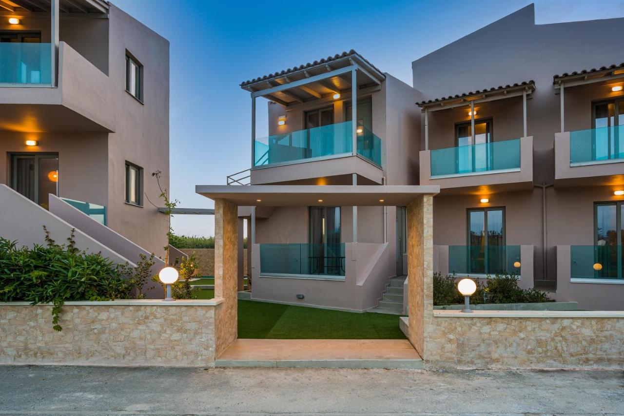 Aegean Breeze Luxury Apartments Next To The Sea Maleme Exterior foto