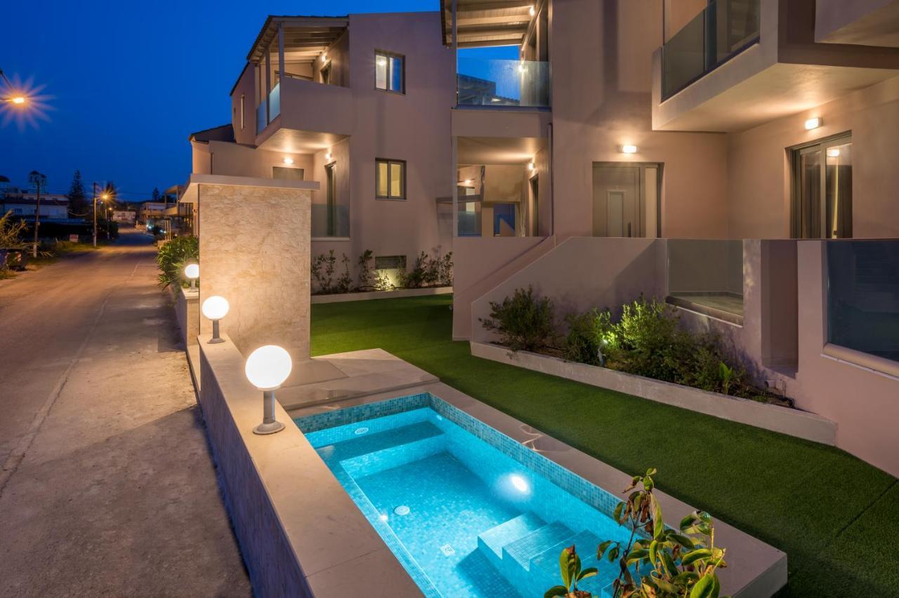 Aegean Breeze Luxury Apartments Next To The Sea Maleme Exterior foto