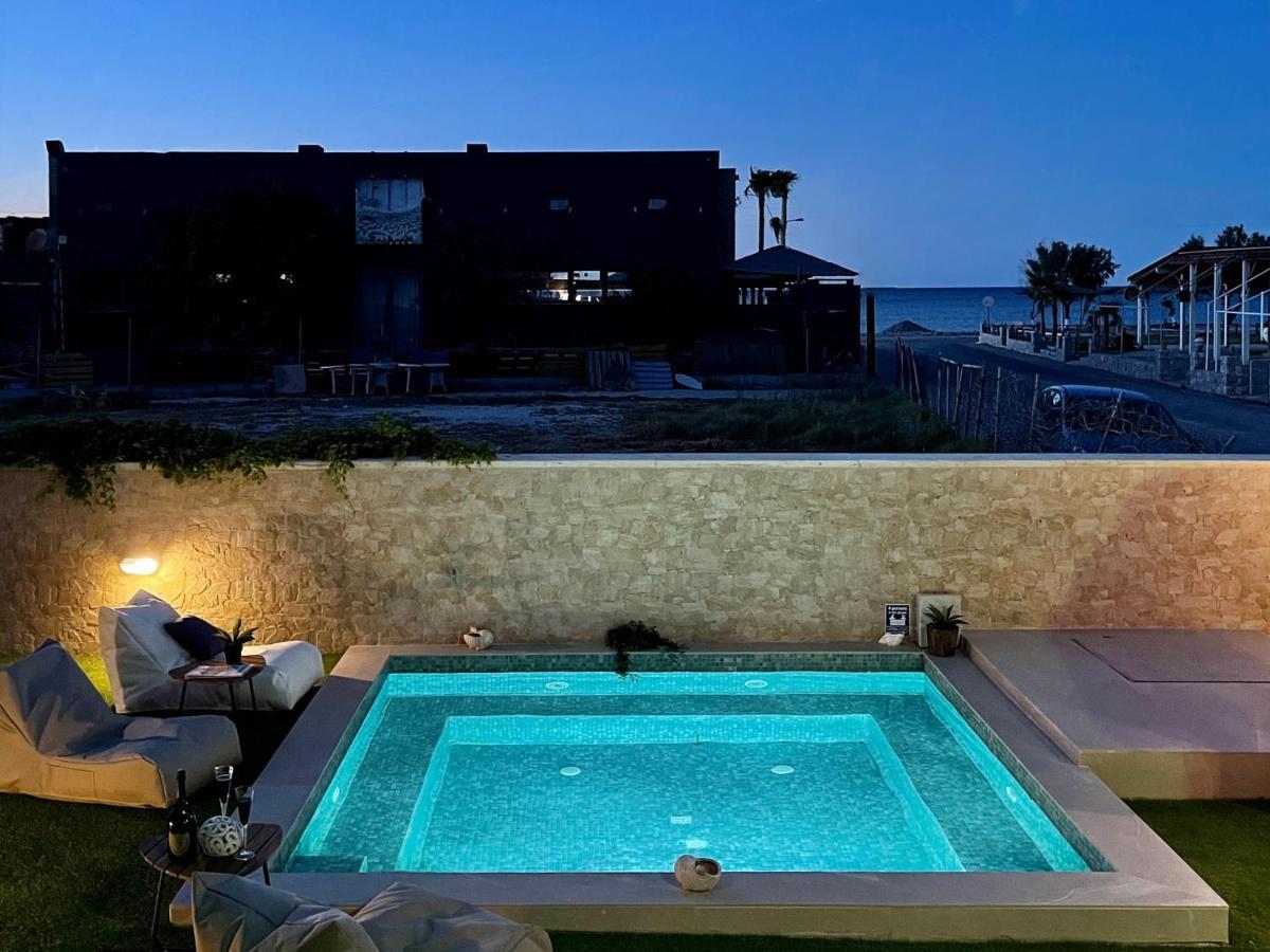 Aegean Breeze Luxury Apartments Next To The Sea Maleme Exterior foto