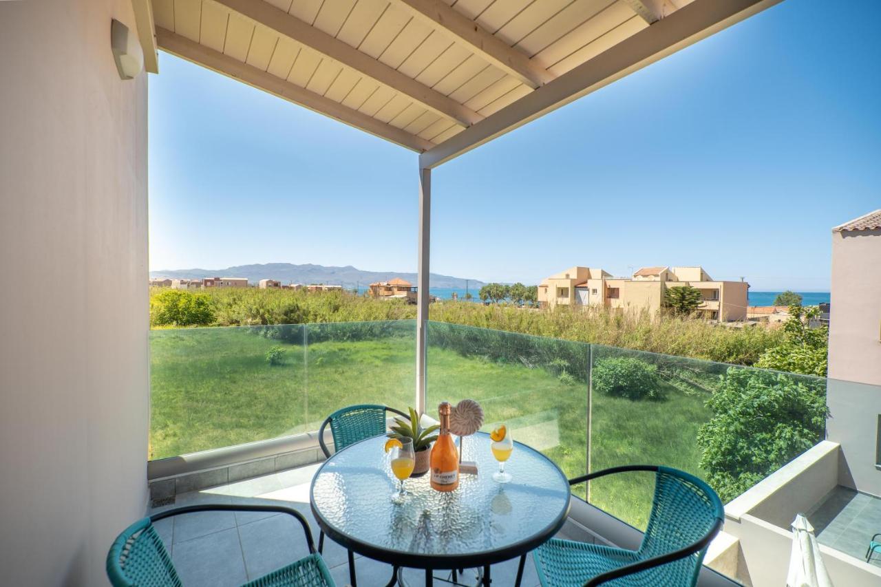Aegean Breeze Luxury Apartments Next To The Sea Maleme Exterior foto