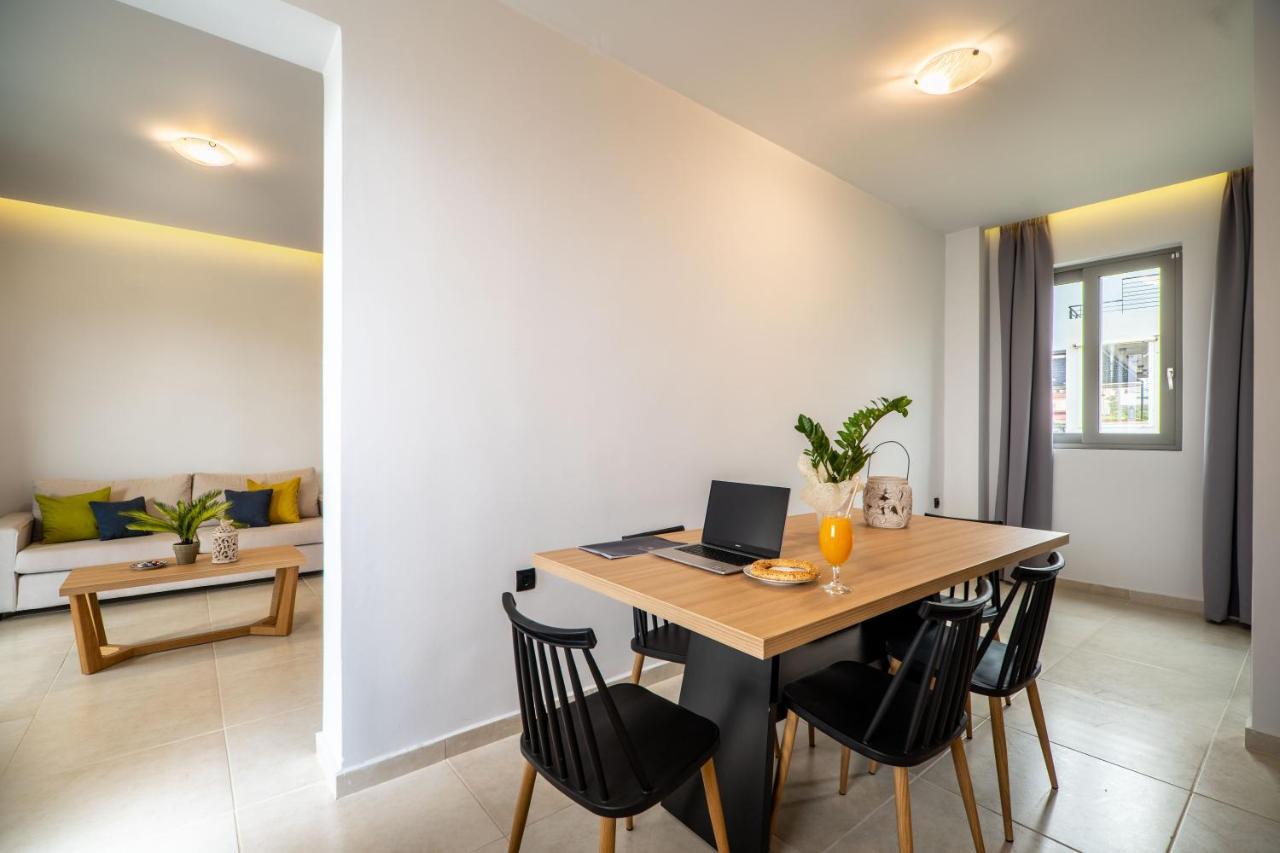 Aegean Breeze Luxury Apartments Next To The Sea Maleme Exterior foto